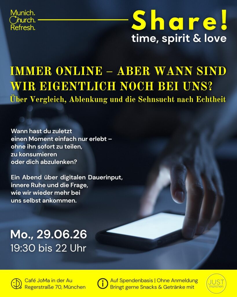 Share! time, spirit & love – 29.06.26
